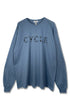【RESTOCK】WESTERN LOGO LONG SLEEVE TEE -BLUE- *Last1